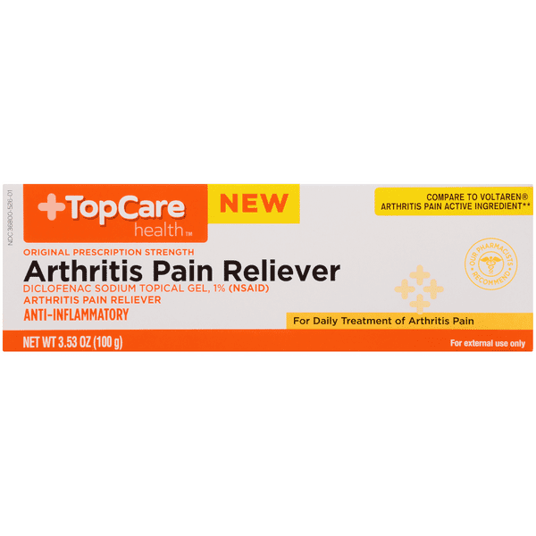 Topcare Original Prescription Strength Arthritis Pain Reliever Anti-Inflammatory Topical Gel