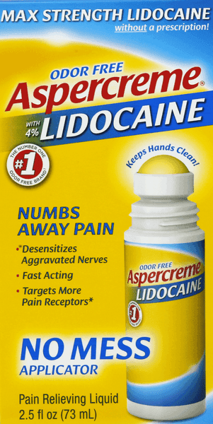 Aspercreme Pain Relief Liquid, Max Strength, Roll-On
