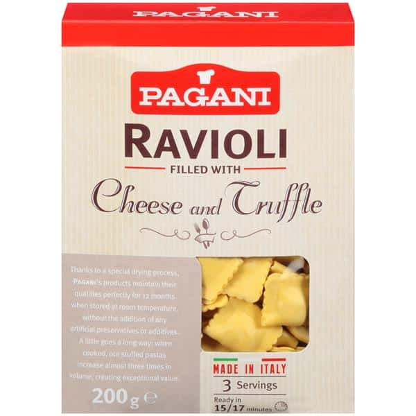 Pagani Ravioli With Cheese And Truffle