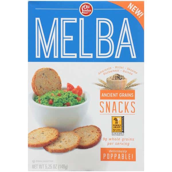 Old London Black Beans & Chickpeas Melba Snacks