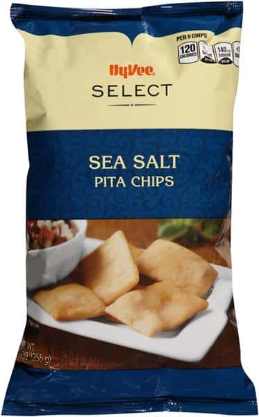 Hy-Vee Select Sea Salt Pita Chips