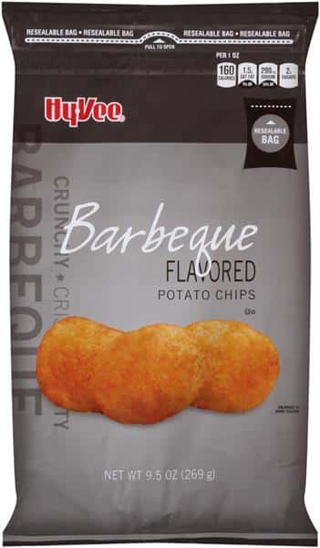 Hy-Vee Barbeque Potato Chips Family Size