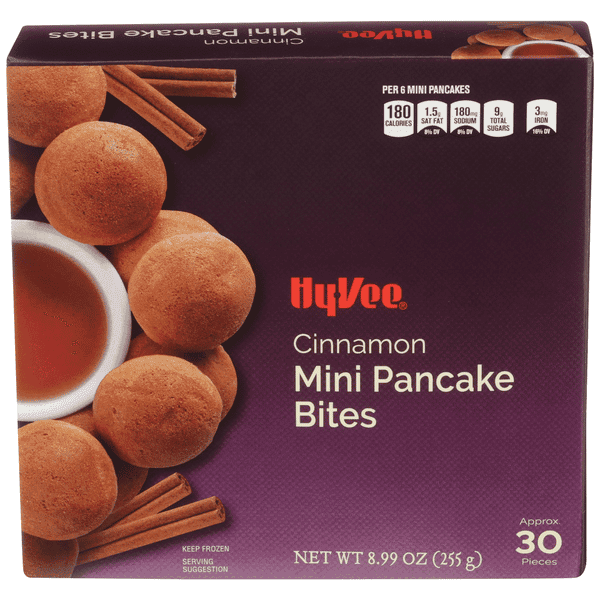 Hy-Vee Cinnamon Mini Pancake Bites