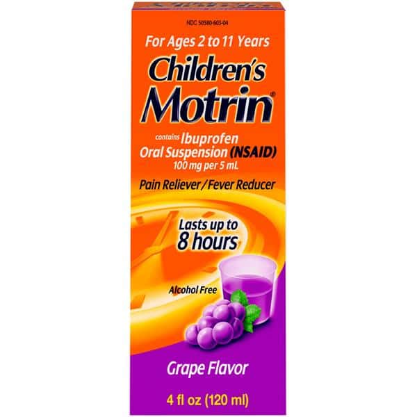 Children'S Motrin Grape Ibuprofen Oral Suspension