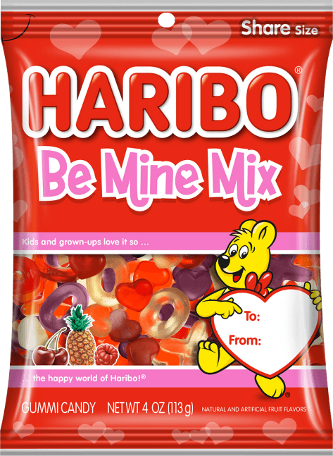 Haribo Be Mine Mix Gummy Candy