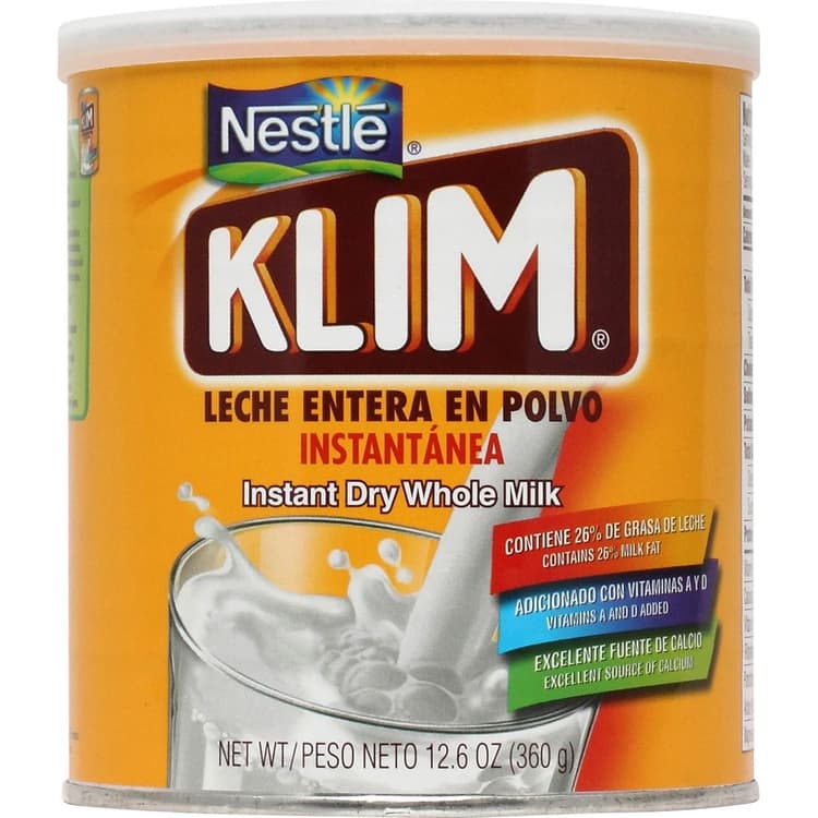 Nestle Klim Dry Whole Milk English Spanish