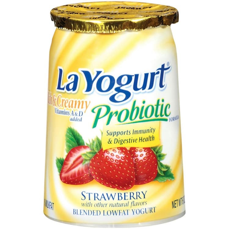 La Yogurt Strawberry Custard