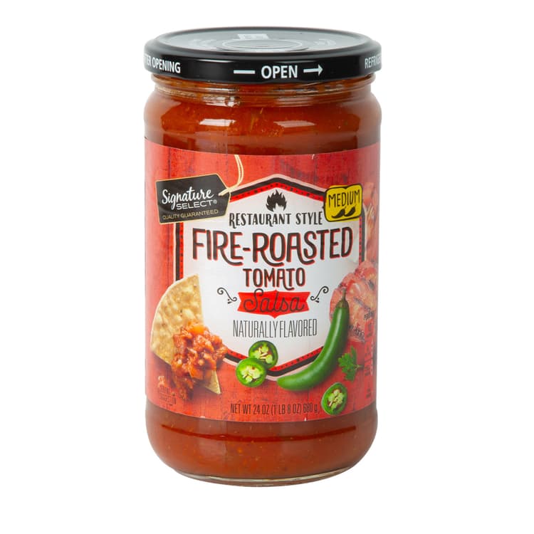 Signature Select Fire Roasted Restaurant Style Medium Salsa Jar