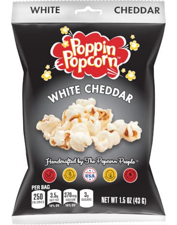 Poppin Popcorn White Cheddar
