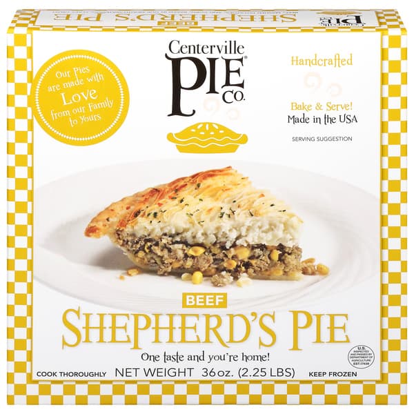 Centerville Pie Co. Beef Shepherds Pie