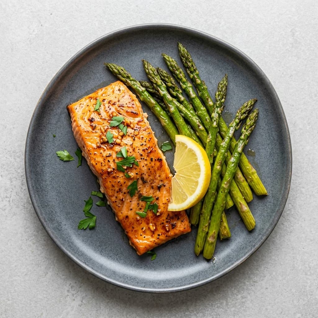 Sheet Pan Salmon with Asparagus