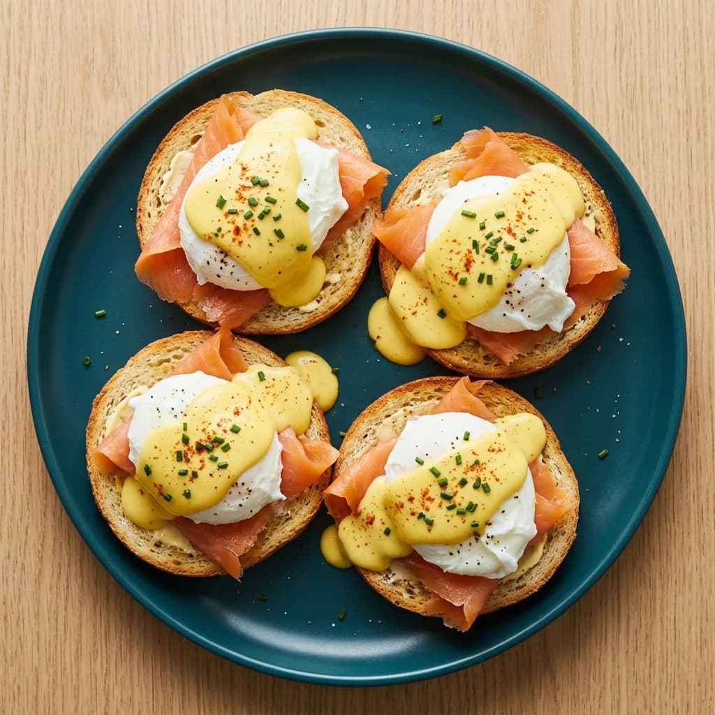 Gluten Free Smoked Salmon Eggs Benedict