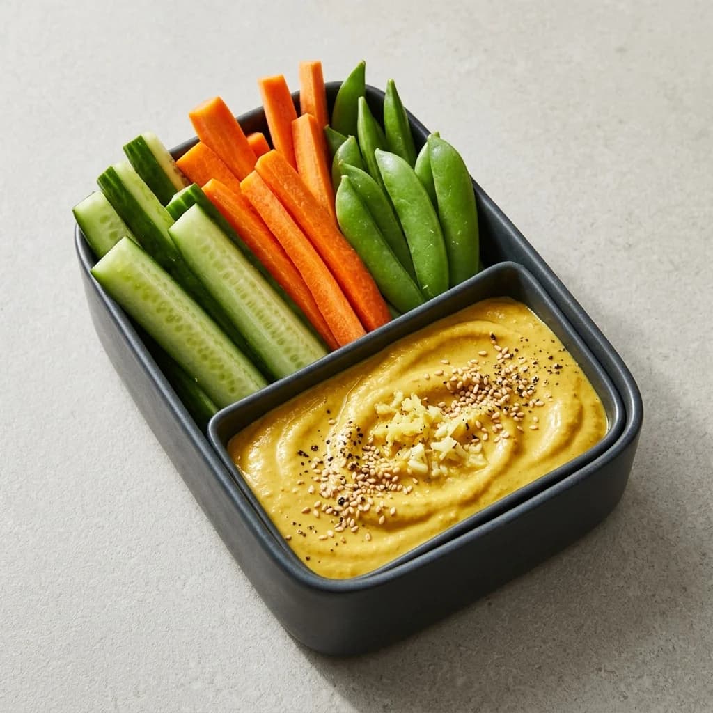 Turmeric-Ginger Cucumber & Tahini Snack Box