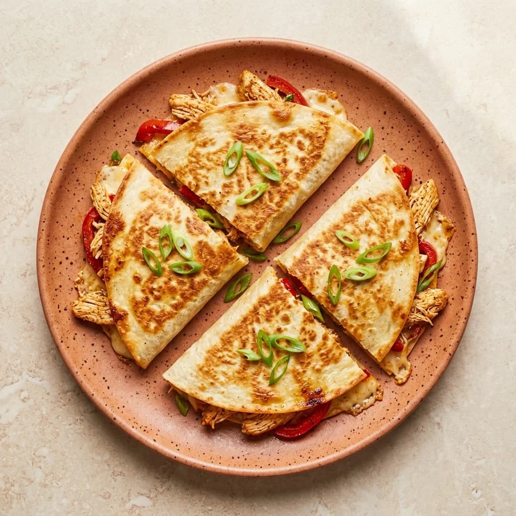 Oregano Chicken Quesadillas
