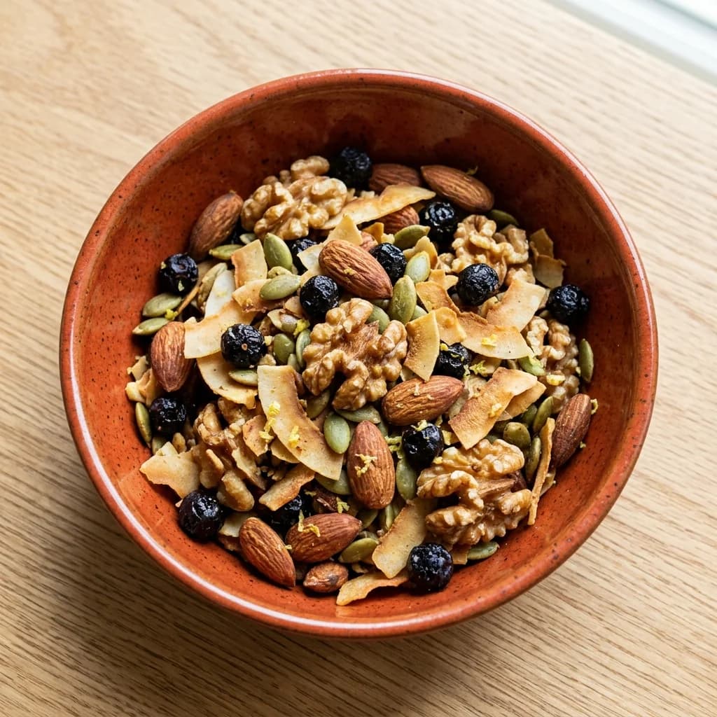 Sweet-Salty Lemon Coconut Trail Mix