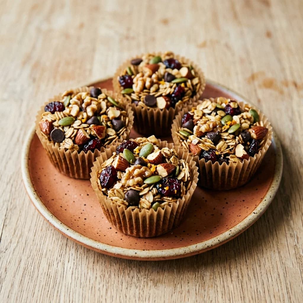 Orange Ginger Trail Mix Cups