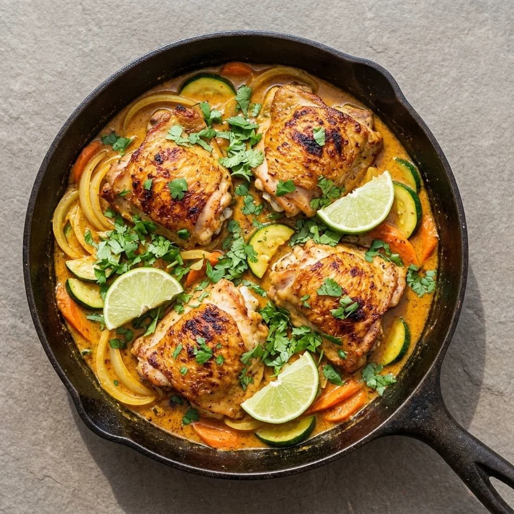 Coconut Curry Skillet Chicken