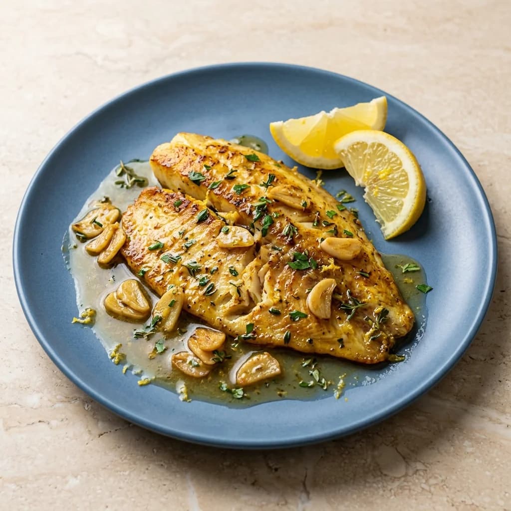 Lemon Garlic Tilapia