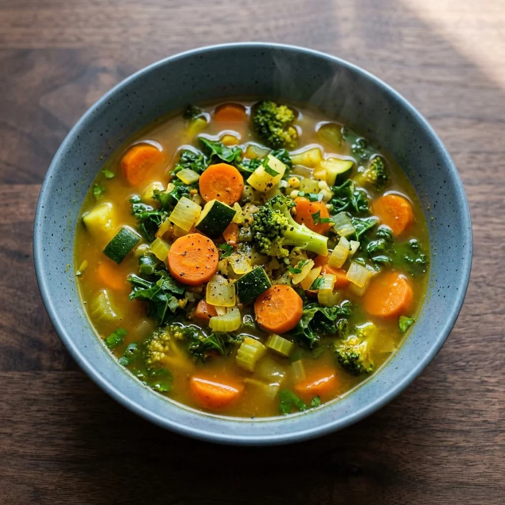 Turmeric Ginger Vegetable Soup