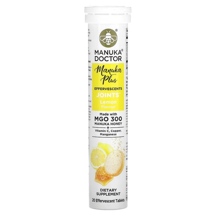 Manuka Doctor Lemon Flavour Manuka Plus Effervescents Joints
