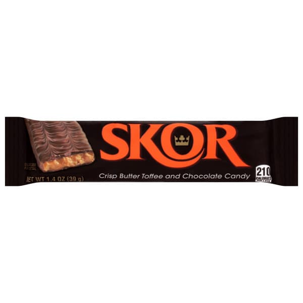 Skor Milk Chocolate With Crisp Butter Toffee Candy Bar