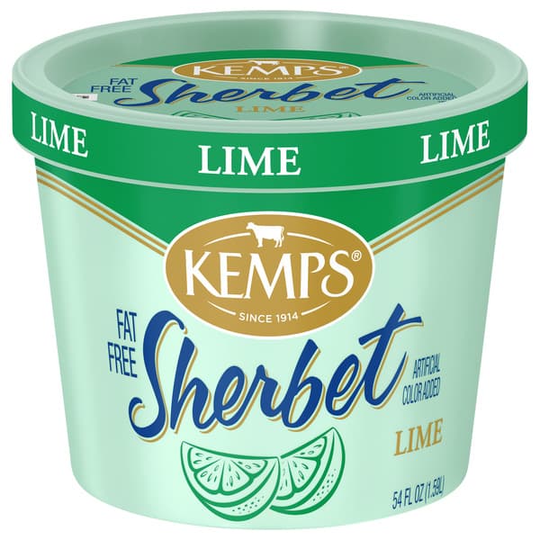 Kemps Lime Sherbet