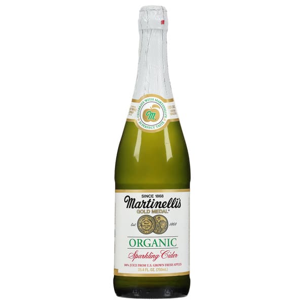 Martinellis Juice Gold Medal Organic Sparkling Cider