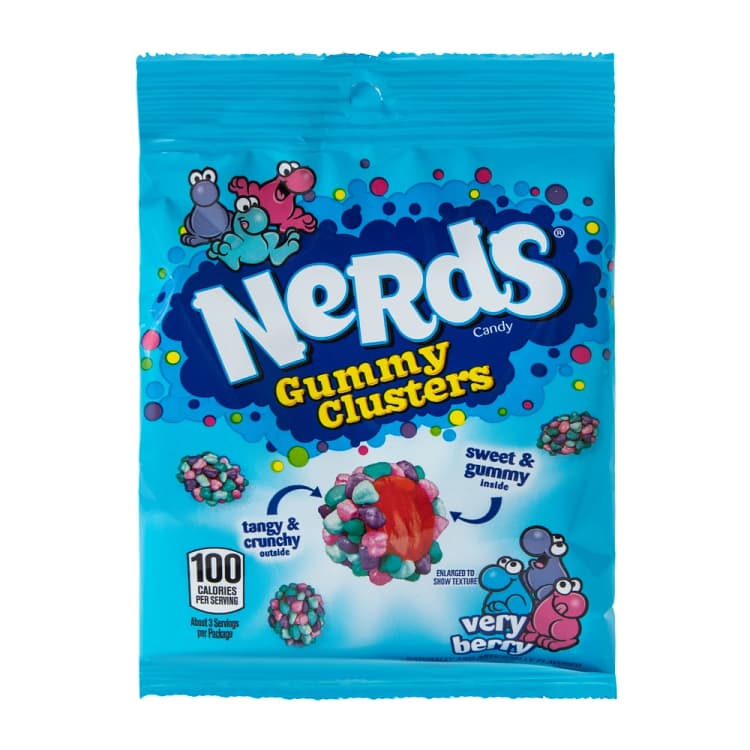 Nerds Gummy Clusters Very Berry Flavors