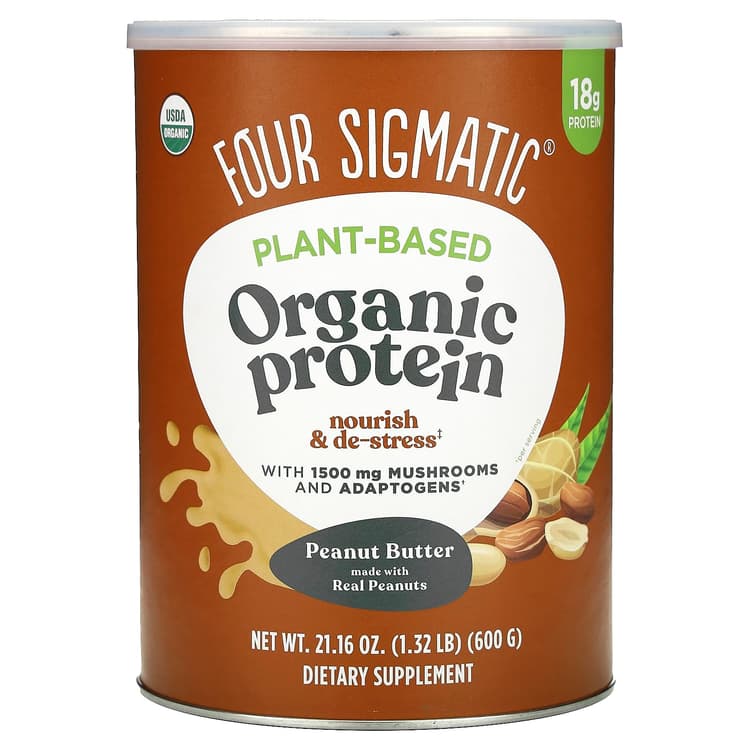 Four Sigmatic Plant-Based Protein With Superfoods Peanut Butter
