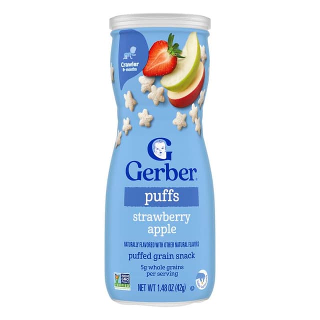 Is it Soy Free? Gerber Crawler Puffs Strawberry Apple