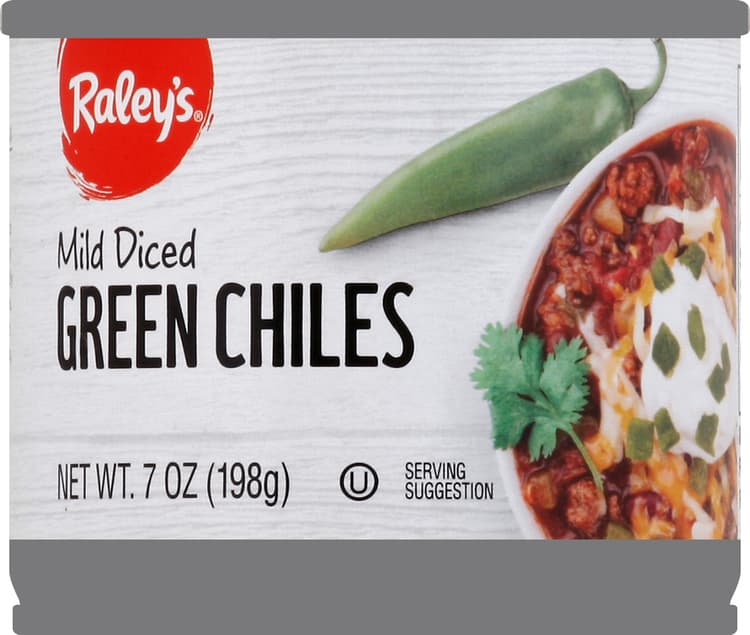 Raley'S Mild Diced Green Chiles