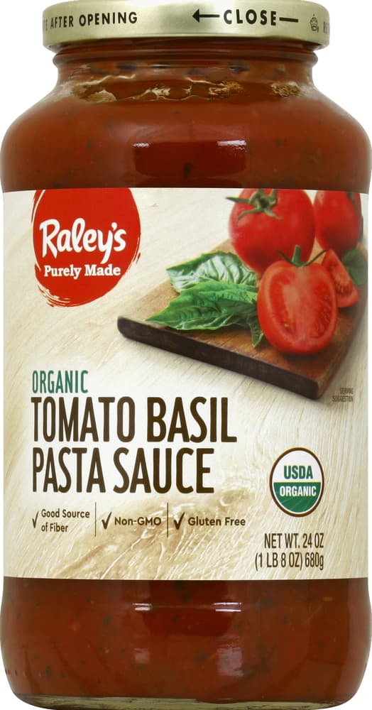 Raley'S Organic Tomato Basil Pasta Sauce