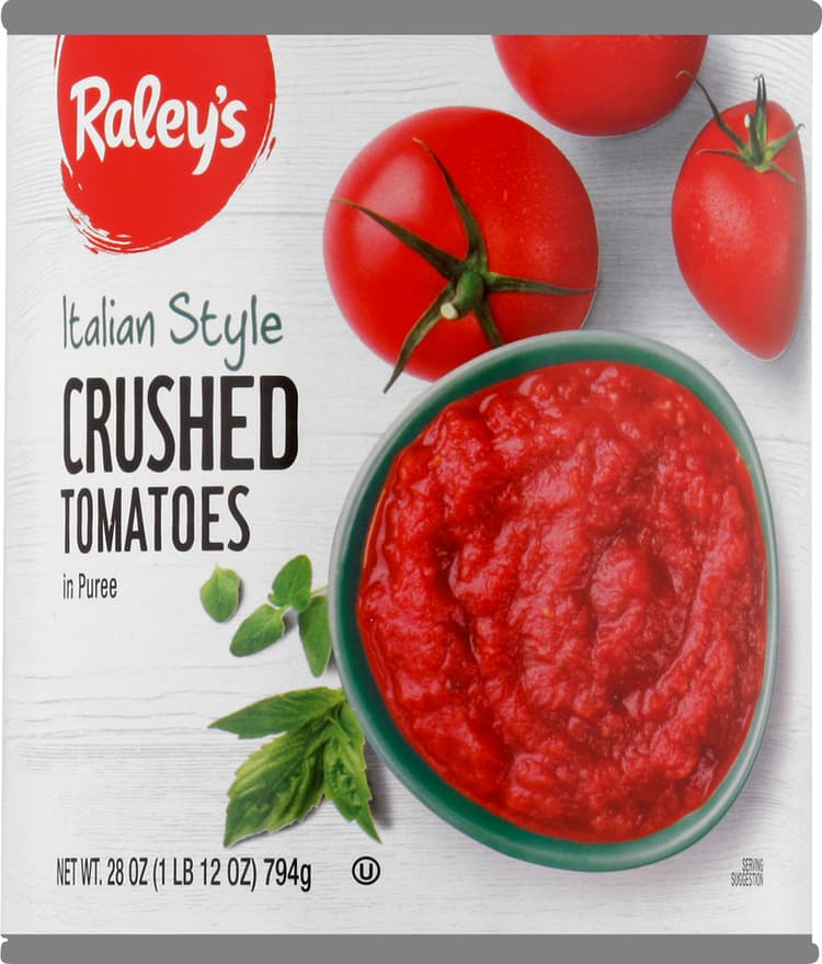 Raley'S Italian Style Crushed Tomatoes In Puree