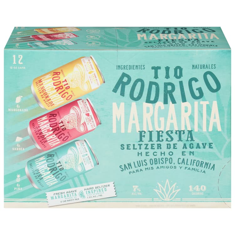 Tio Rodrigo Hard Seltzer, Margarita Inspired, Fresh Agave