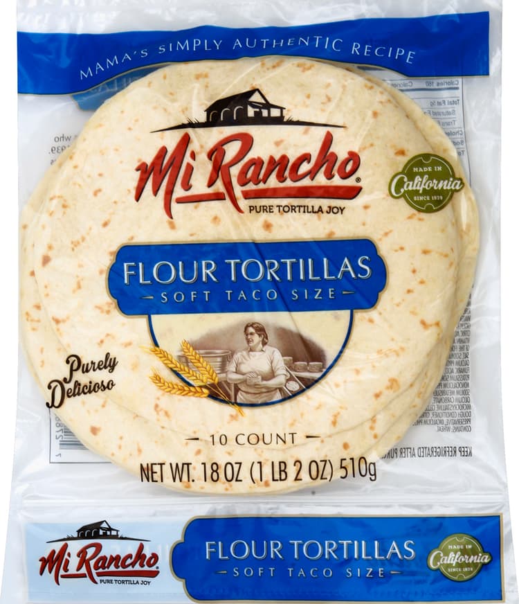 Mi Rancho Mamas Tortilla Flour Soft Taco Size Bag