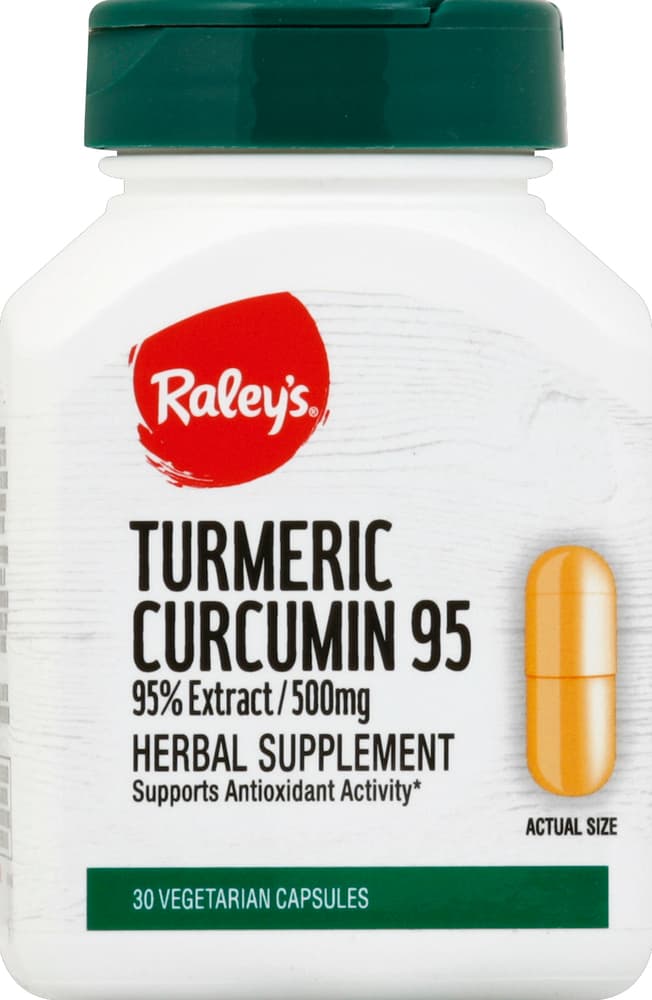 Raley'S Turmeric Curcumin 95, Vegetarian Capsules