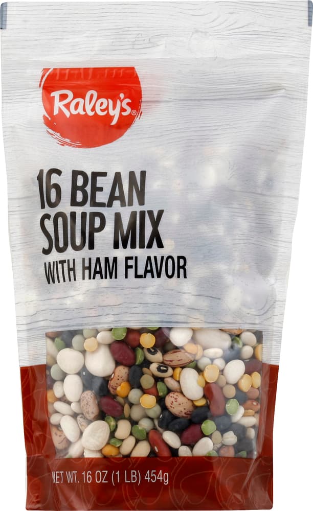 Raley'S 16 Bean Soup Mix With Ham Flavor