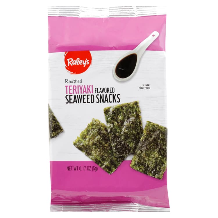 Raley'S Roasted Teriyaki Seaweed Snacks