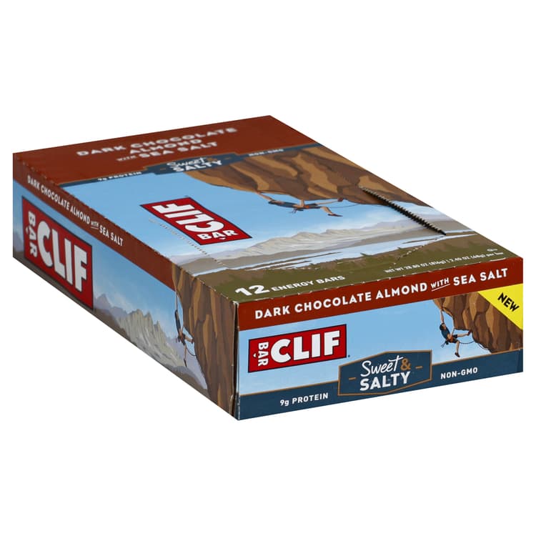 Clif Energy Bars, Dark Chocolate Almond With Sea Salt