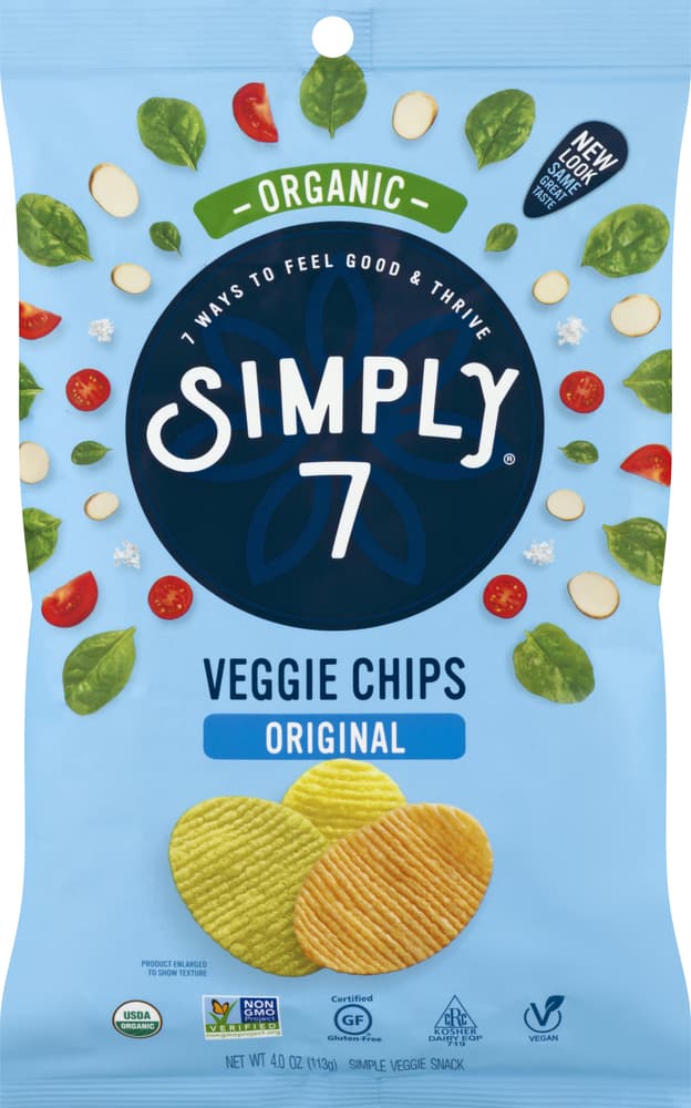 Simply 7 Organic Veggie Chips Original