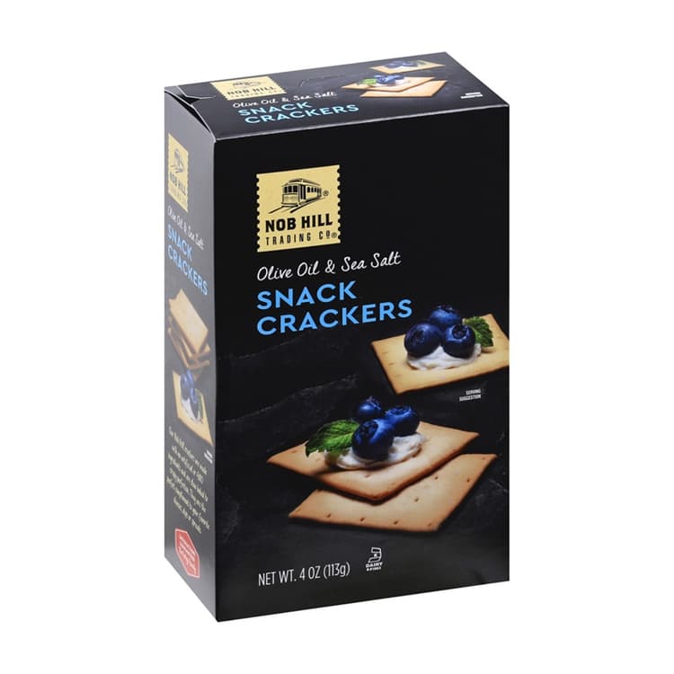 Nob Hill Trading Co Olive Oil & Sea Salt Snack Crackers