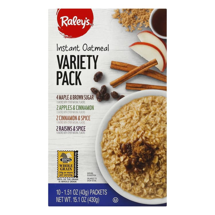 Raley'S Instant Oatmeal Variety