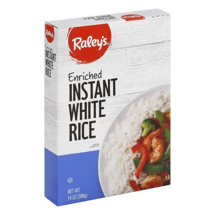 Raley'S White Rice, Enriched, Instant, Long Grain