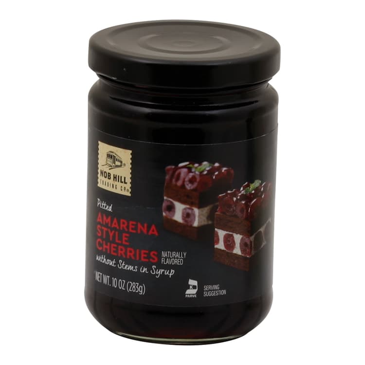 Nob Hill Trading Co. Cherries, Amarena Style, Pitted