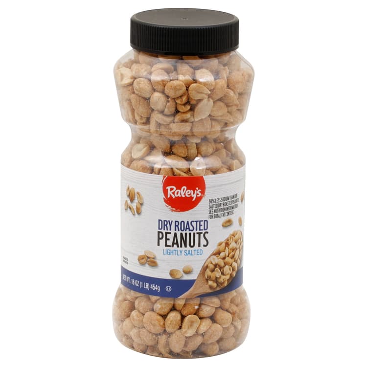 Raley'S Lightly Salted & Dry Roasted Peanuts