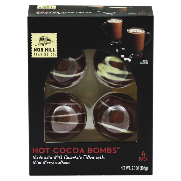 Nob Hill Trading Co. Hot Cocoa Bombs With Mini Marshmallows