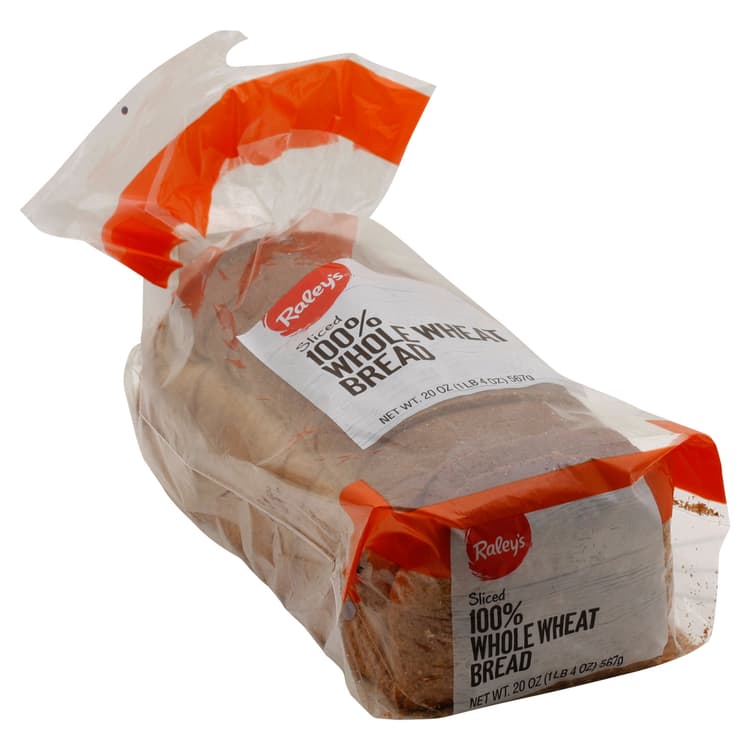 Raley'S Sliced 100% Whole Wheat Bread