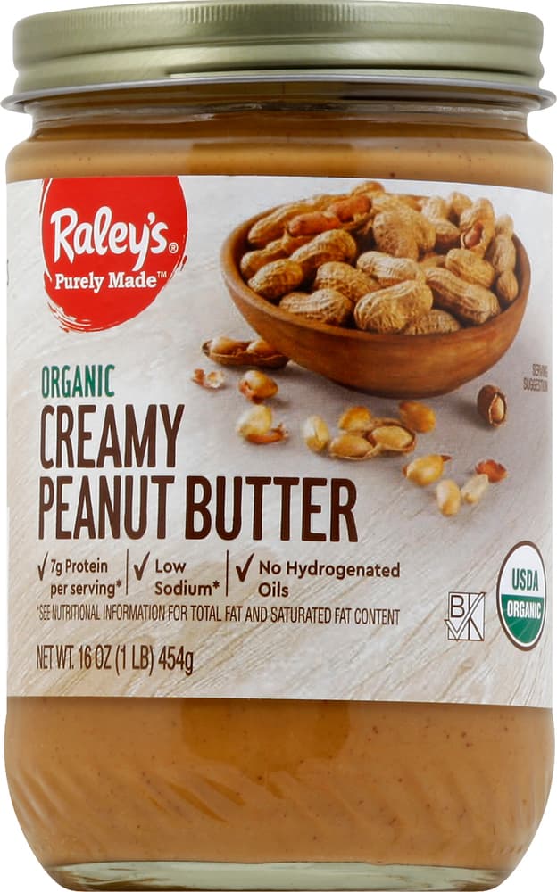 Raley'S Purely Made Organic Creamy Peanut Butter