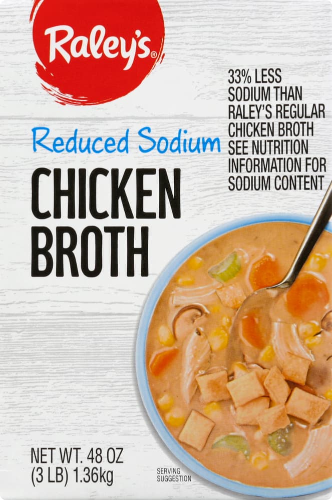 Raley'S Reduced Sodium Chicken Broth