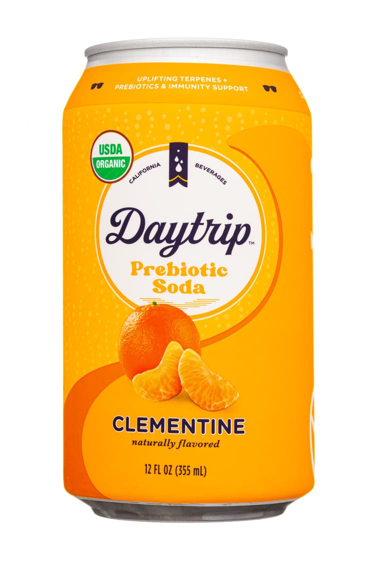 Daytrip Prebiotic Soda Clementine